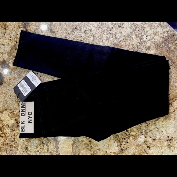 NWT BLK DNM NYC Jeans 25 Reg Rise Skinny 28/32